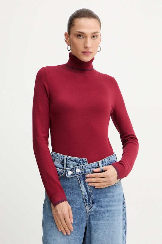 Liu Jo sweter pozostałe bordowy MF5229.MS49I