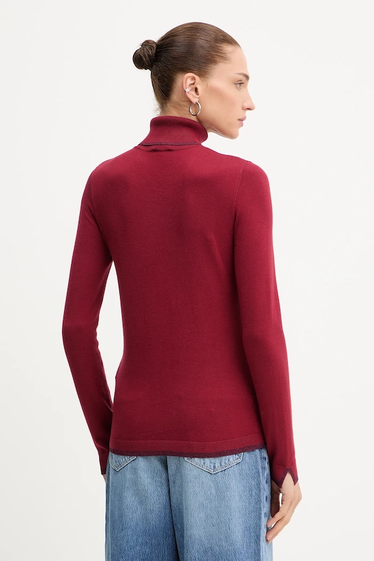 Odzież Liu Jo sweter MF5229.MS49I bordowy