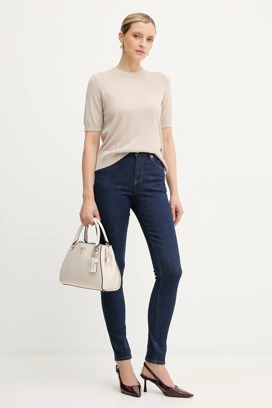 Liu Jo tricou din lână MF5377.MA16R bej AW25