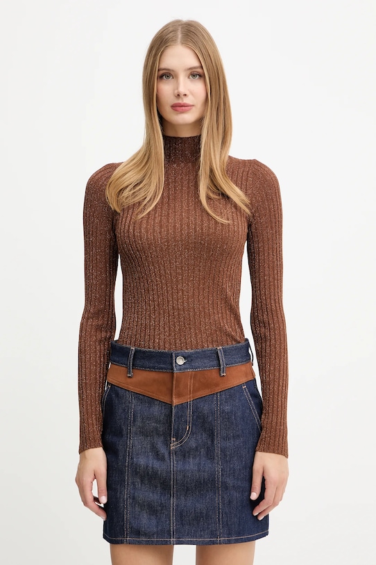 Liu Jo sweter pozostałe brązowy MF5389.MS46J