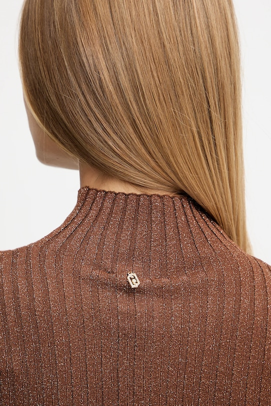 Liu Jo sweter MF5389.MS46J brązowy