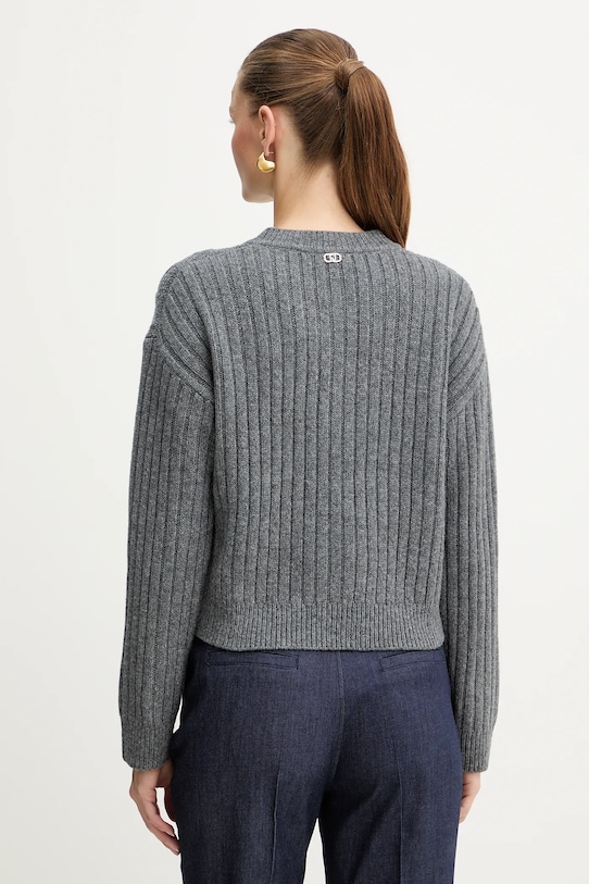 Îmbrăcăminte Liu Jo cardigan din amestec de lână MF5423.MS040 gri