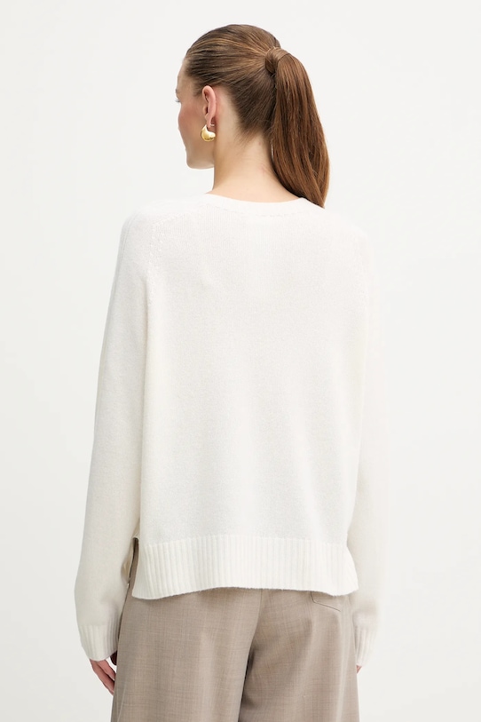 Odzież Liu Jo sweter z dodatkiem wełny MF5444.MS76L beżowy