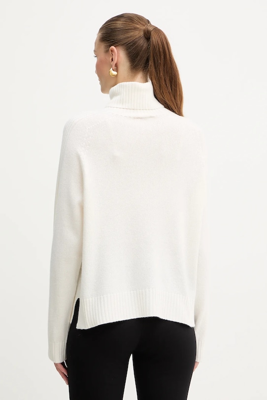 Odzież Liu Jo sweter z dodatkiem wełny MF5445.MS76L beżowy