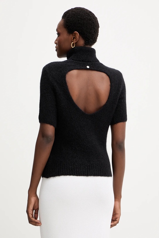 Odzież Liu Jo sweter z dodatkiem wełny MF5468.MA80Q czarny