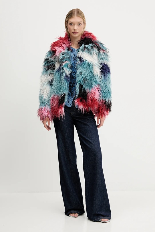 Desigual cardigan KASSIDY 25WWJF12 albastru AW25