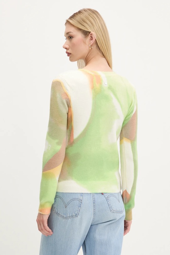 Odzież Desigual sweter OULU 25WWJF13 turkusowy