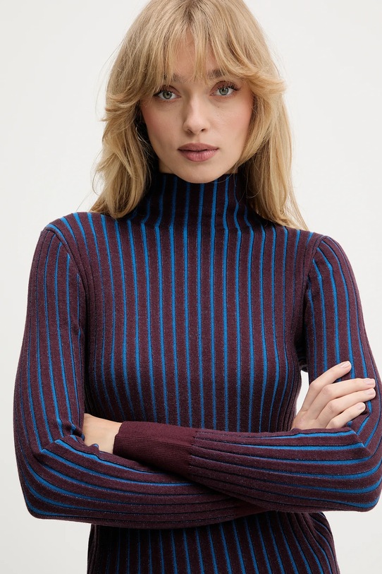 Desigual sweter BARROW 25WWJF18 fioletowy