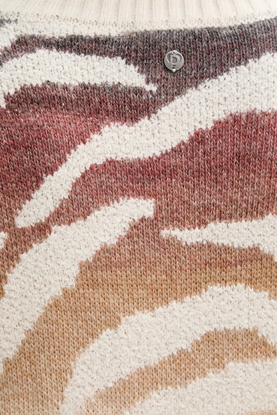 Πουλόβερ Desigual WASILLA 25WWJF21 μπεζ