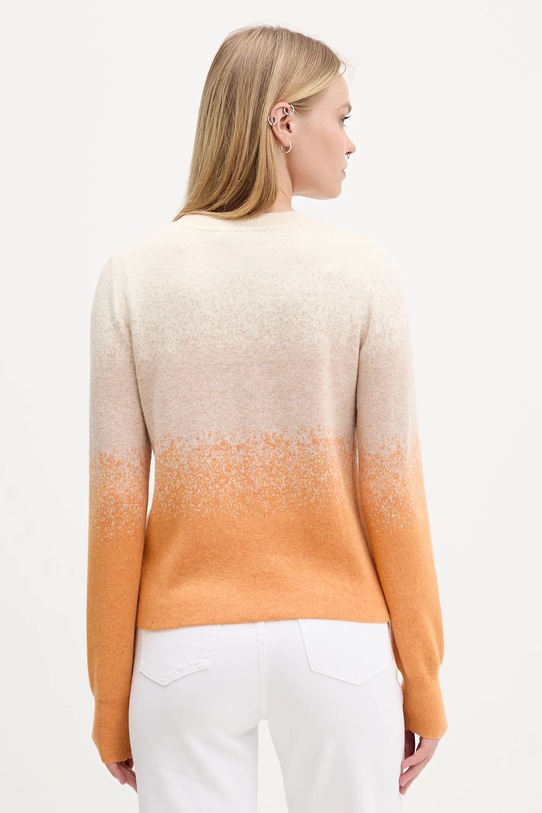 Odzież Desigual sweter z domieszką wełny FAMA 25WWJF24 beżowy