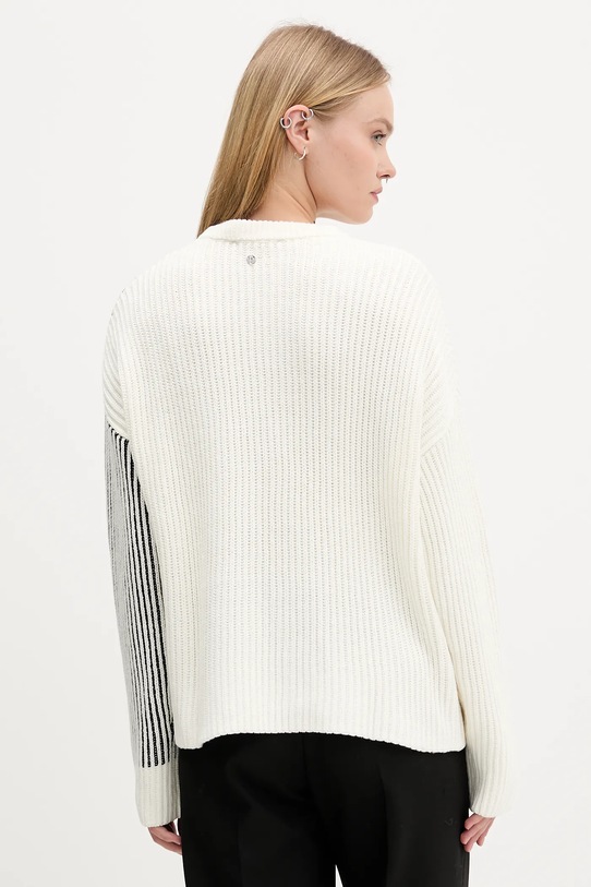 Odzież Desigual sweter NOME 25WWJF26 beżowy