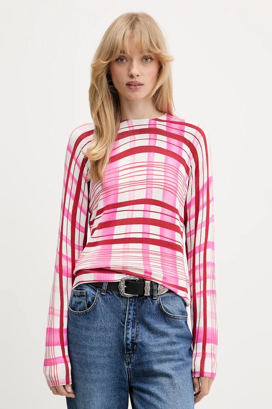 Desigual sweter NORUEGA pozostałe różowy 25WWJF41