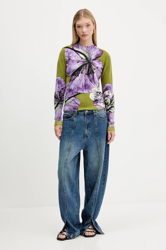 Свитер Desigual ORQUIDEA LACROIX 25WWJF42 фиолетовой AW25