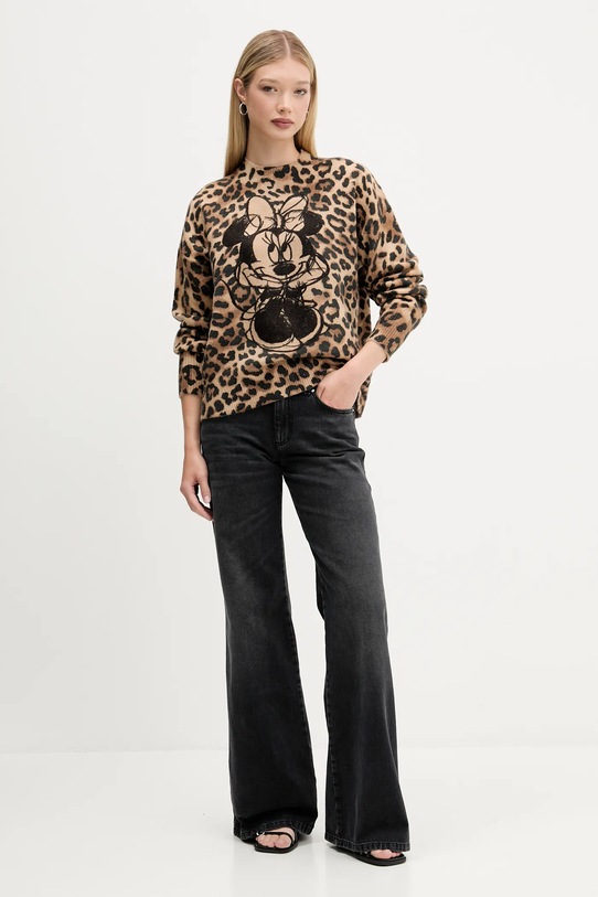 Свитер Desigual MINNIE 25WWJF43 коричневый AW25
