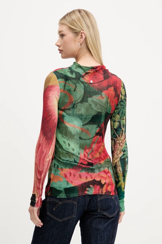 Одяг Светр Desigual TAPIZ LACROI 25WWJF48 зелений