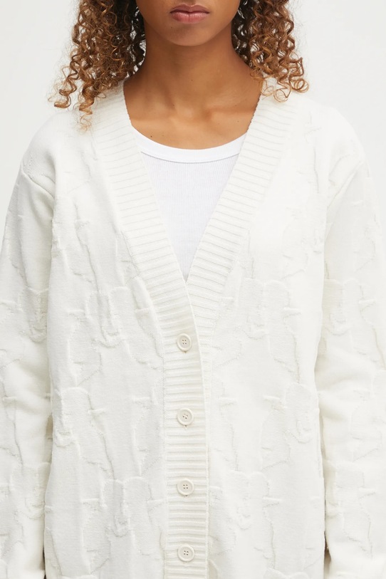 Fiorucci wool blend cardigan Kissing Angels Long beige W02FPKCA254KN01WH01