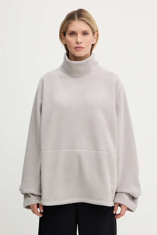 MM6 Maison Margiela x Salomon bluza polarowa aplikacja szary S52NH0035.M20140.858