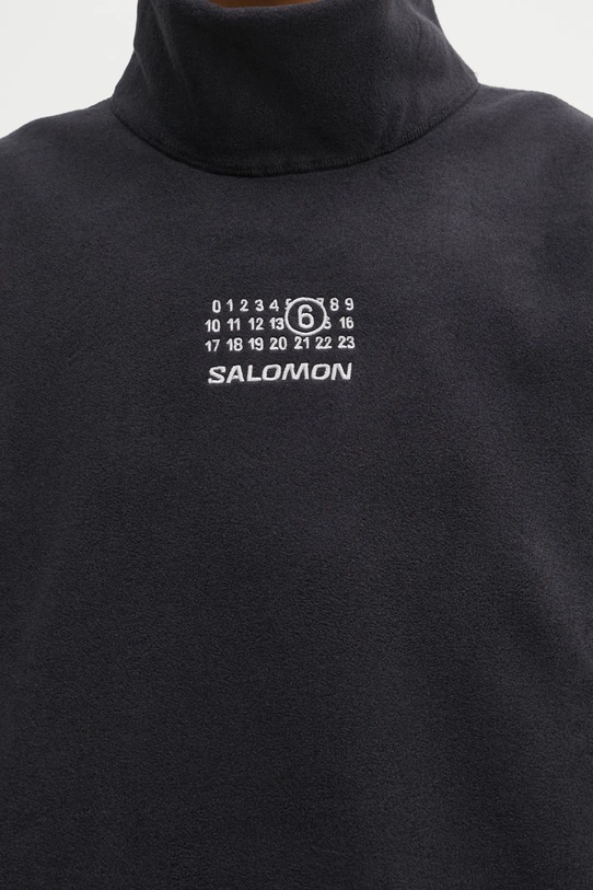 MM6 Maison Margiela x Salomon bluza polarowa czarny S52NH0035.M20140.899