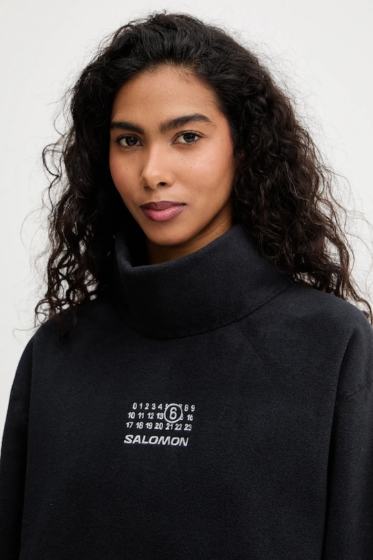 MM6 Maison Margiela x Salomon bluza polarowa czarny S52NH0035.M20140.899