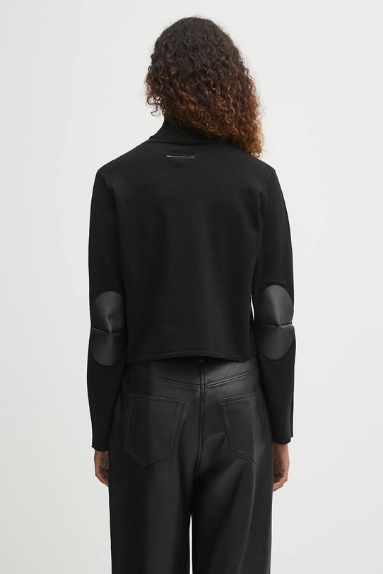 Одяг Вовняний светр MM6 Maison Margiela S52HA0296.M13133.900 чорний