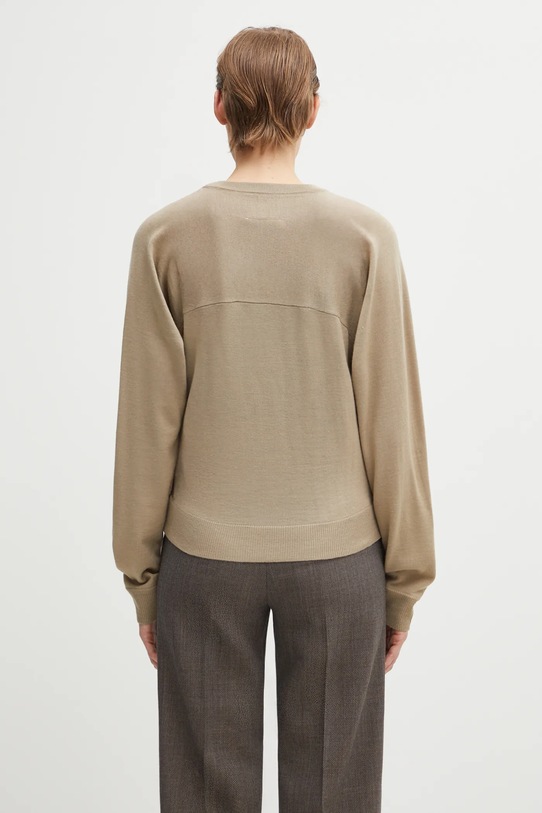 Odzież MM6 Maison Margiela sweter S62HL0040.M13188.114 beżowy
