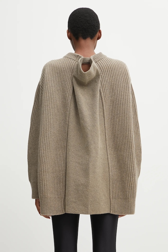 Одяг Светр із додаванням вовни MM6 Maison Margiela S62HL0042.M13193.114 бежевий