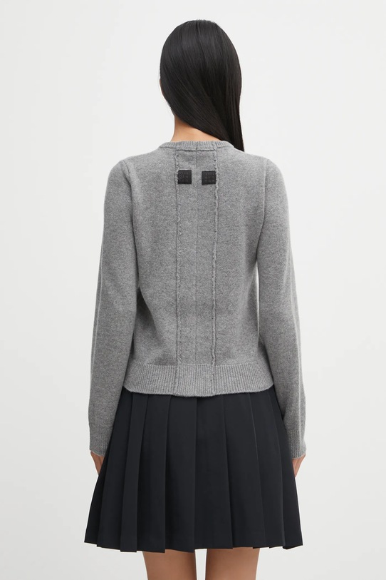 Одяг Кардиган з додаванням вовни MM6 Maison Margiela S62HP0036.M13187.854 сірий