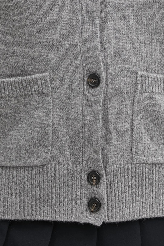 Кардиган з додаванням вовни MM6 Maison Margiela S62HP0036.M13187.854 сірий