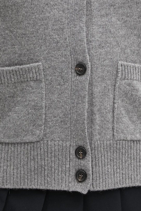 Кардиган з додаванням вовни MM6 Maison Margiela S62HP0036.M13187.854 сірий