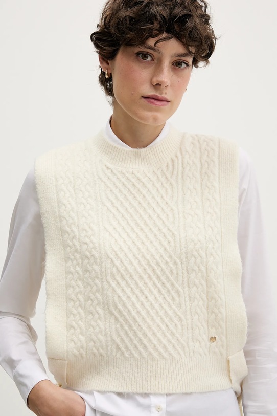 Pedro del Hierro kamizelka beżowy 4962459