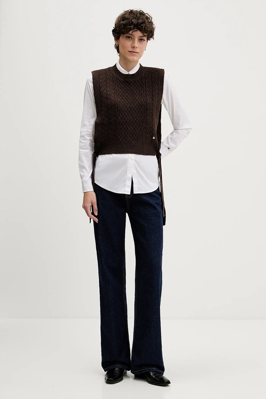Pedro del Hierro kamizelka 4962459 brązowy AW25