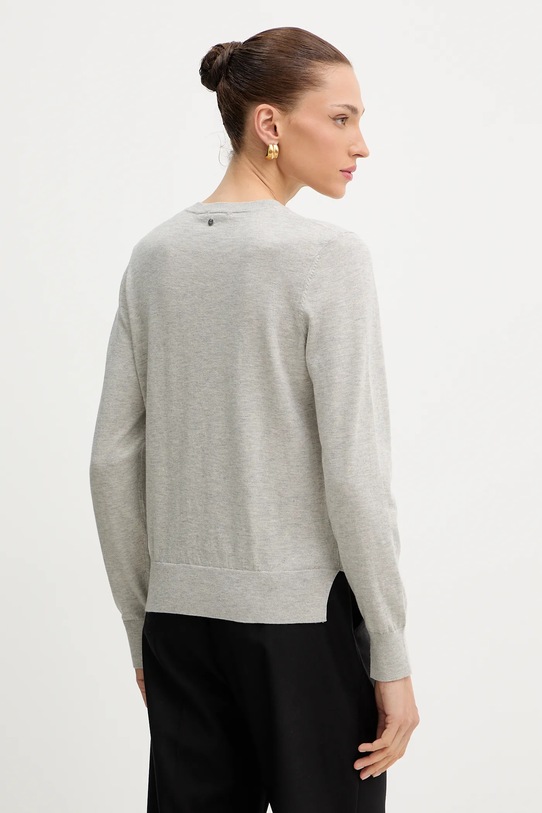 Odzież BOSS Orange sweter z dodatkiem wełny 50548927 szary