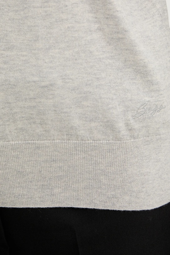 BOSS Orange sweter z dodatkiem wełny 50548927 szary
