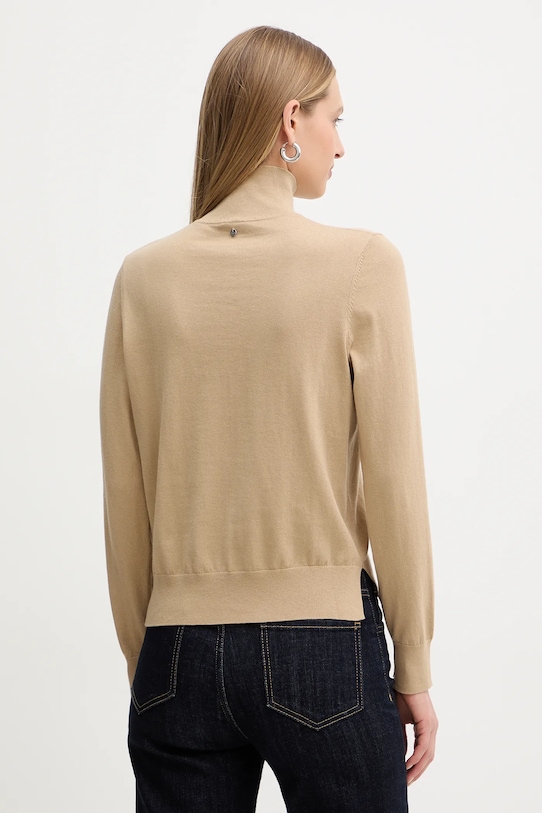 Odzież BOSS Orange sweter z dodatkiem wełny 50551356 beżowy