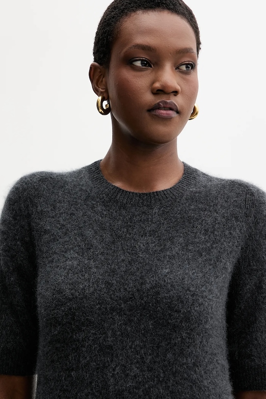 Vlnený sveter Marella sivá 2523366075200