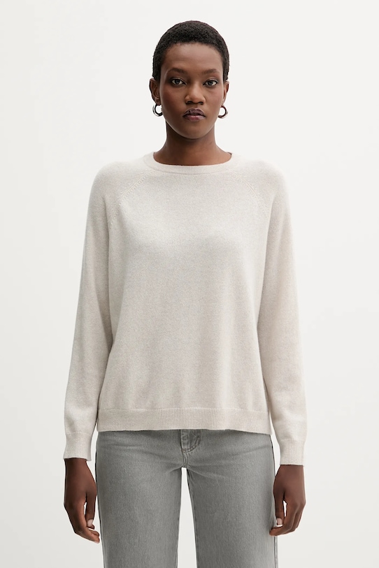 Кашемировый свитер Marella тонкий бежевый 2523366171200