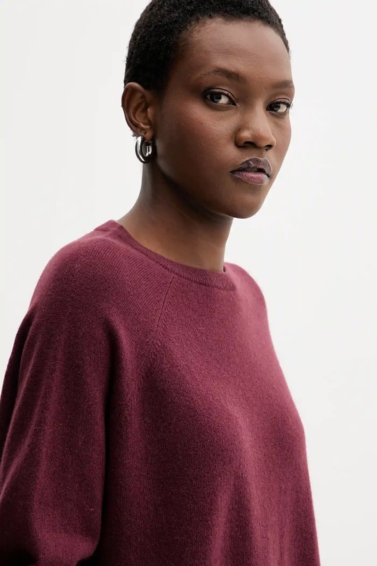 Marella pulover de cașmir burgundia 2523366171200