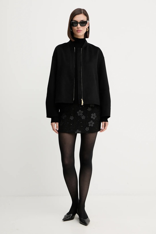 Marella sweter wełniany 2523366254200 czarny AW25