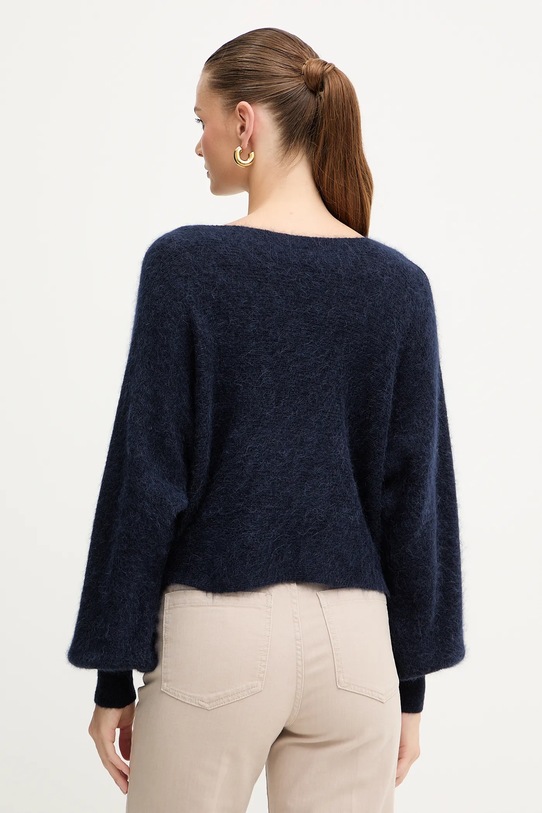 Odzież Marella sweter z dodatkiem wełny 2523366384200 granatowy