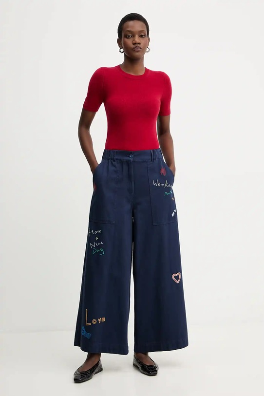 Μάλλινο πουλόβερ Marella 2523366424200 κόκκινο AW25
