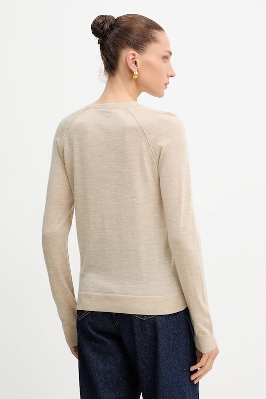 Oblečenie Vlnený kardigán BOSS 50545031 béžová