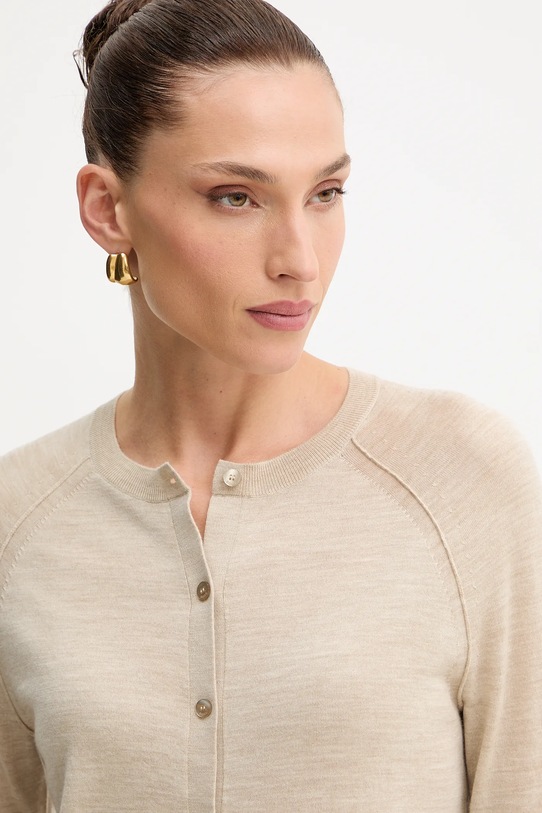 BOSS cardigan din lână bej 50545031