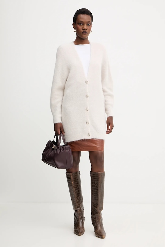 Кардиган з вовною Marella 2523346122200 бежевий AW25