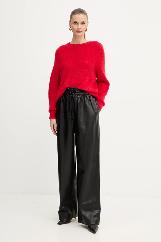 Marella sweter z dodatkiem wełny 2523366352200 czerwony AW25