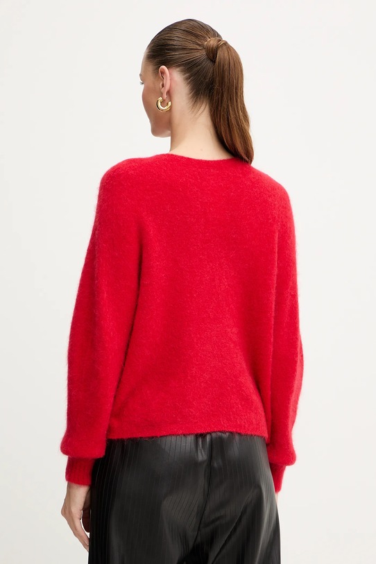 Odzież Marella sweter z dodatkiem wełny 2523366352200 czerwony