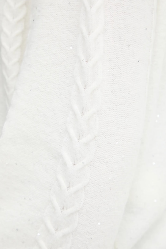 Marella sweter z dodatkiem wełny Emme by Marella 2525366032200 beżowy