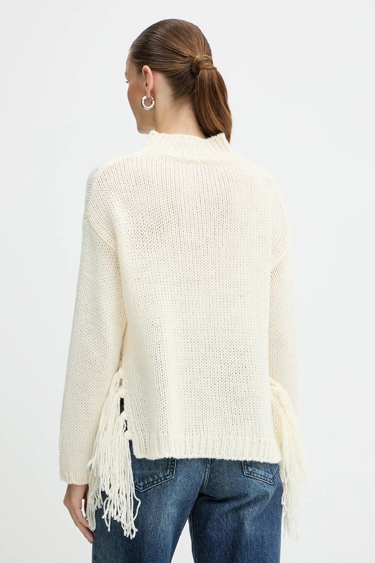 Odzież Marella sweter z dodatkiem wełny Emme by Marella 2525366082200 beżowy