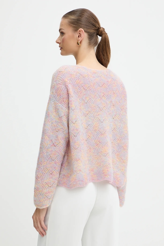 Odzież Marella sweter z dodatkiem wełny Emme by Marella 2525366282200 różowy