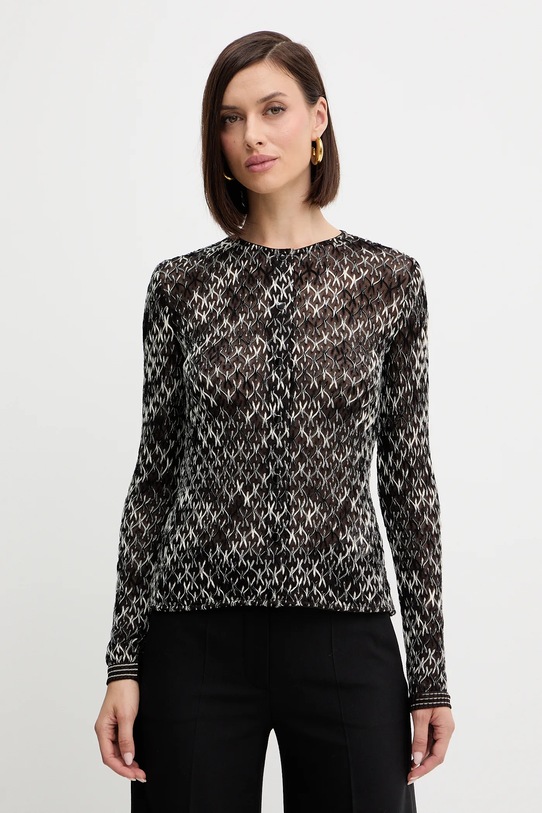 Missoni cardigan in lana a maglia fine marrone DS25WM08.BR012N