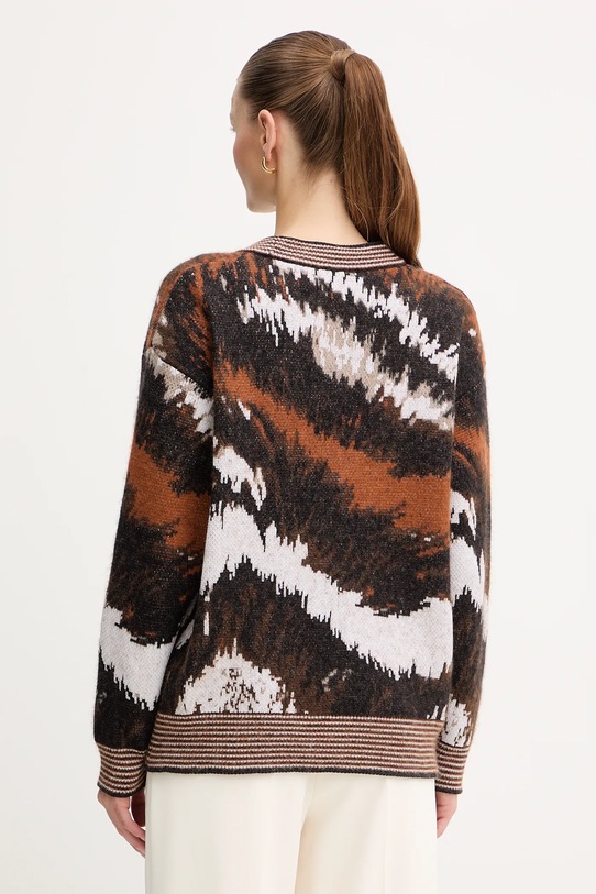 Odzież Missoni kardigan z dodatkiem alpaki DS25WM0X.BK01C2 brązowy